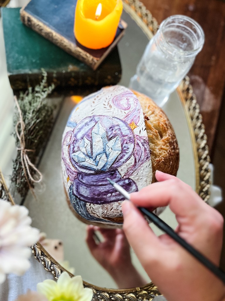 This is a loaf which had LOADS of mistakes and I was able to correct some and found ways to incorporate others into the design.